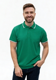 Рубашка поло унисекс STAN с окантовкой хлопок/полиэстер 185, 04T