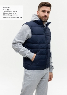 Жилет мужской STAN утепленный таффета 210T,65, 82