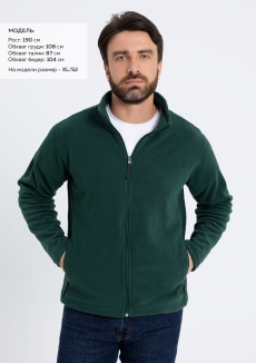 Толстовка унисекс STAN на молнии микрофлис 200, 21