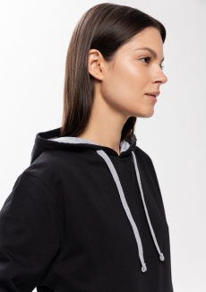 Худи унисекс STAN футер без начёса с контрастным капюшоном 260, 23