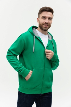 Толстовка мужская STAN с капюшоном на молнии футер с начёсом 280, 17