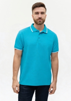 Рубашка поло унисекс STAN с окантовкой хлопок/полиэстер 185, 04T