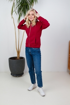 Толстовка женская STAN с капюшоном на молнии сэндвич 320, 19