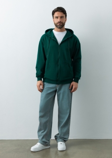 Толстовка STAN оверсайз на молнии с капюшоном футер без начёса 240, 99