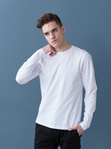 Футболка унисекс с длинным рукавом STAN хлопок/эластан 180, 35