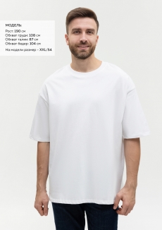 Футболка унисекс оверсайз STAN хлопок 240, 56