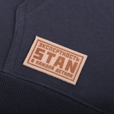 Толстовка унисекс оверсайз на молнии с капюшоном сэндвич 320, 100