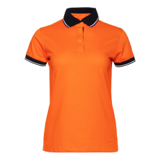 Рубашка поло женская STAN с контрастными деталями хлопок/полиэстер 185, 04CW