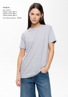 Футболка унисекс без бокового шва STAN хлопок 160, 02