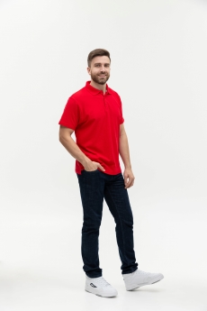 Рубашка поло унисекс  STAN хлопок/полиэстер 185, 04