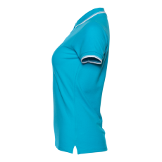 Рубашка поло женская STAN с окантовкой хлопок/полиэстер 185, 04BK