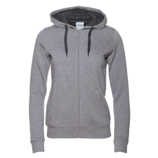 Толстовка женская STAN с капюшоном на молнии футер с начёсом 280, 17W