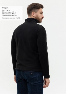 Толстовка унисекс STAN на молнии микрофлис 200, 21