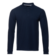 Рубашка поло унисекс STAN длинный рукав хлопок/полиэстер 185, 04S