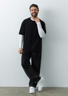 Футболка унисекс оверсайз STAN хлопок 240, 56