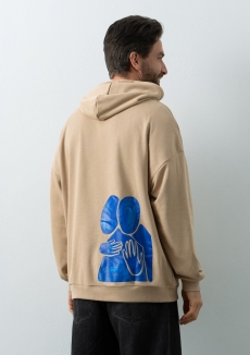 Худи унисекс STAN оверсайз футер без начёса 350, 66