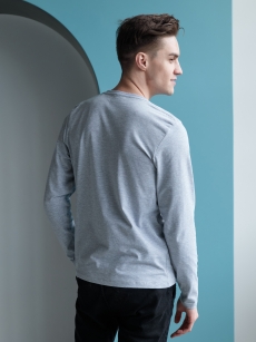 Футболка унисекс с длинным рукавом STAN хлопок/эластан 180, 35