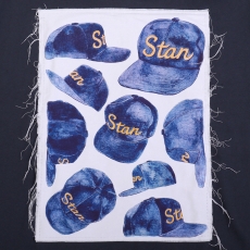 Толстовка унисекс оверсайз на молнии с капюшоном сэндвич 320, 100