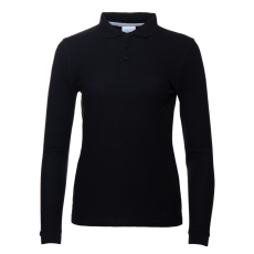 Рубашка поло женская STAN длинный рукав хлопок/полиэстер 185, 04SW