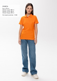 Рубашка поло женская STAN хлопок/полиэстер 185, 04WL