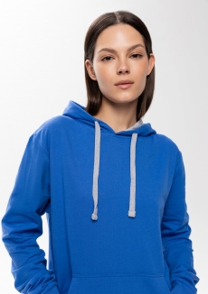 Худи унисекс STAN футер без начёса с контрастным капюшоном 260, 23