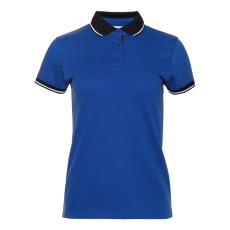 Рубашка поло женская STAN с контрастными деталями хлопок/полиэстер 185, 04CW