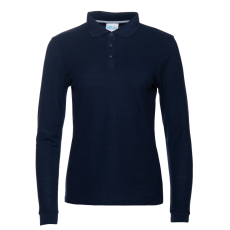 Рубашка поло женская STAN длинный рукав хлопок/полиэстер 185, 04SW