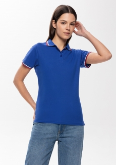 Рубашка поло женская STAN триколор хлопок/полиэстер 185, 04WRUS