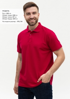 Рубашка поло унисекс  STAN хлопок/полиэстер 185, 04