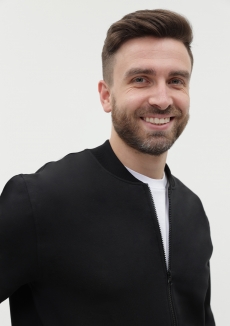 Толстовка унисекс STAN на молнии футер без начёса 245, 65N