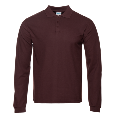 Рубашка поло унисекс STAN длинный рукав хлопок/полиэстер 185, 04S