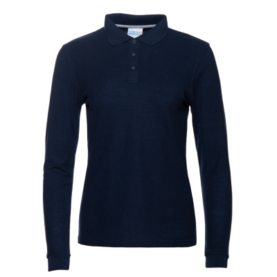 Рубашка поло женская STAN длинный рукав хлопок/полиэстер 185, 04SW